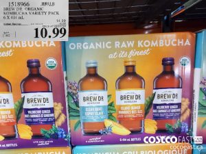 1518966
BREW DR. ORGANIC KOMBUCHA VARIETY PACK 6 X 414 mL 
($4.00 INSTANT SAVINGS EXPIRES ON 2021-05-30)
$10.99