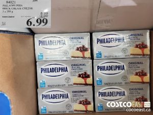 84021
PHILADELPHIA BRICK CREAM CHEESE 3 x 250 g 
($2.00 INSTANT SAVINGS EXPIRES ON 2021-05-30)
$6.99