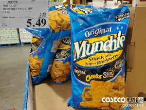 100778
FRITO LAY MUNCHIES SNACK MIX 1.1 kg 
($2.00 INSTANT SAVINGS EXPIRES ON 2021-05-30)
$5.49