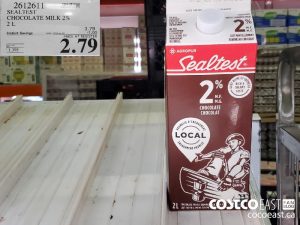 2612611
SEALTEST CHOCOLATE MILK 2% 2 L 
($1.00 INSTANT SAVINGS EXPIRES ON 2021-05-09)
$2.79