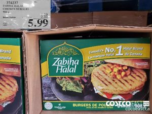 374237
ZABIHA HALAL CHICKEN BURGERS 908 G 
($2.00 INSTANT SAVINGS EXPIRES ON 2021-05-16)
$5.99