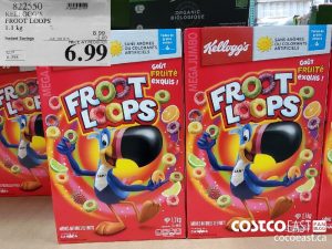 822550
KELOGG'S FROOT LOOPS 1.1 KG 
($2.00 INSTANT SAVINGS EXPIRES ON 2021-05-30)
$6.99