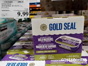 1383680GOLD SEAL MACKEREL IN OLIVE OIL 6 X 115 G ($13.89 INSTANT SAVINGS EXPIRES ON 2021-05-09)$9.99