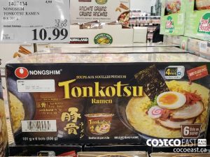 1407434
NONGSHIM TONKOTSU RAMEN 6 x 101 g 
($3.00 INSTANT SAVINGS EXPIRES ON 2021-05-16)
$10.99