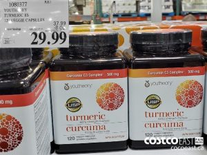 1080377
YOUTH DRY TURMERIC ES 120 VEGGIE CAPSULES 
($8.00 INSTANT SAVINGS EXPIRES ON 2021-05-30)
$29.99