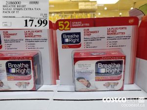 2186000
BREATHE RIGHT NASAL STRIPS EXTRA TAN PACK OF 52 
($5.00 INSTANT SAVINGS EXPIRES ON 2021-05-16)
$17.99
