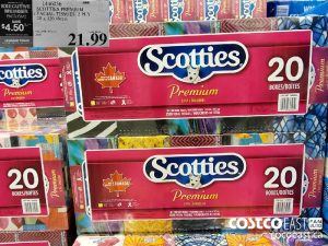 1446056
SCOTTIES PREMIUM FACIAL TISSUES 2 PLY 20 x 126 sheets 
($4.50 INSTANT SAVINGS EXPIRES ON 2021-05-16)
$17.49