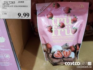 2517285
TRU FRU CHOCOLATE STRAWBERRIES 454 G 
$9.99