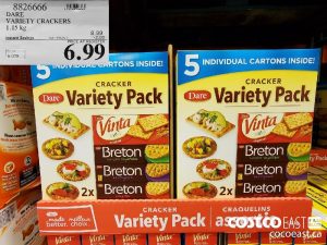 8826666
DARE  VARIETY CRACKERS 1.15 kg 
($2.00 INSTANT SAVINGS EXPIRES ON 2021-05-16)
$6.99