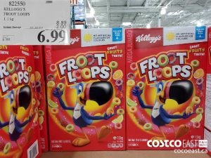 822550
KELLOGG'S FROOT LOOPS 1.1 kg 
($2.00 INSTANT SAVINGS EXPIRES ON 2021-05-30)
$6.99
