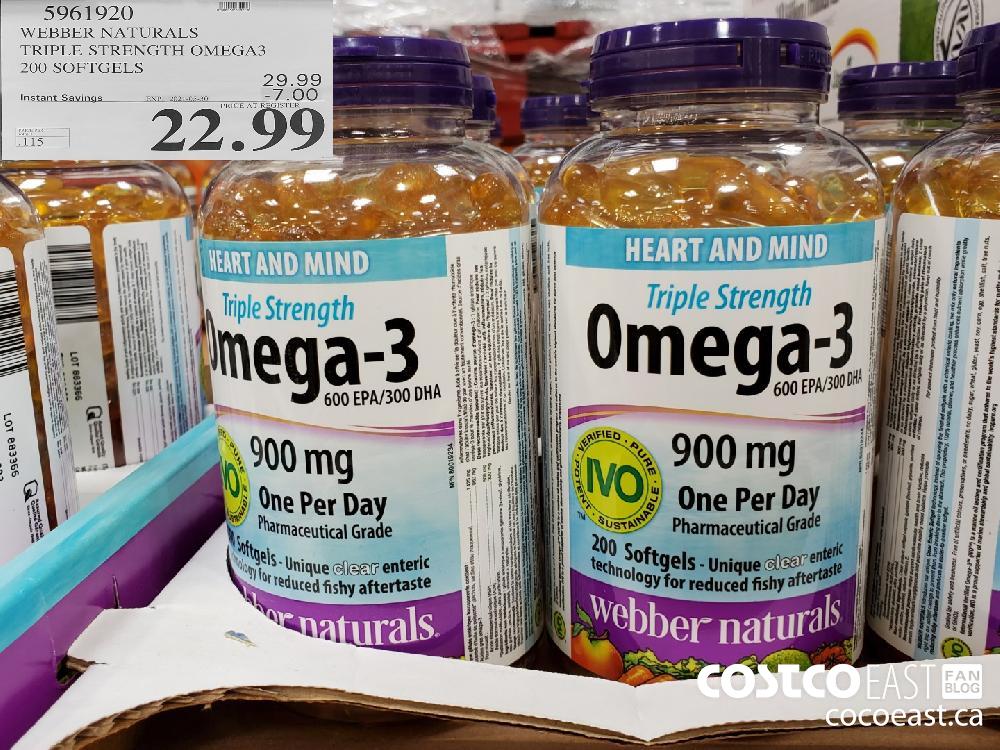 5961920 webber naturals triple strength omega3 200 sofrtgels 7 00