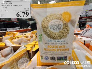 1380620
ONE DEGREE SPROUTED ROLLED OATS 2.27 kg 
($2.00 INSTANT SAVINGS EXPIRES ON 2021-05-30)
$6.79