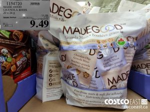 1154720
MADE GOOD GRANOLA BITES 20 x 24G 
($2.50 INSTANT SAVINGS EXPIRES ON 2021-05-30)
$9.49