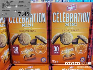 1514537
LECLERC CELEBRATION SHORTBREAD 30 X 26G 
($2.00 INSTANT SAVINGS EXPIRES ON 2021-05-13)
$7.49