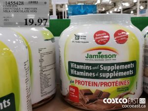 1455428
JAMIESON ESSENTIALS   PROTEIN MILK CHOCOLATE 935G 
$19.97