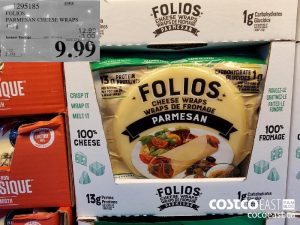 1295185
FOLIOS PARMESAN CHEESE WRAPS 425 G 
($3.00 INSTANT SAVINGS EXPIRES ON 2021-05-16)
$9.99