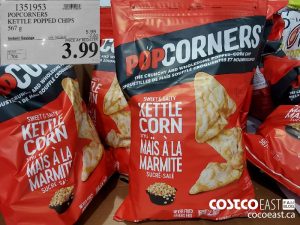 1351953
POPCORNERS KETTLE POPPED CHIPS 567 g 
($2.00 INSTANT SAVINGS EXPIRES ON 2021-05-30)
$3.99