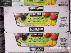 1264134
KIRKLAND SIGNATURE PROBIOTIC YOGURT 24 x 100 g 
($2.00 INSTANT SAVINGS EXPIRES ON 2021-05-16)
$5.99