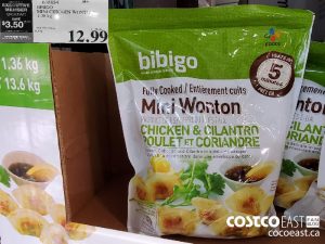 638854
BIBIGO MINI CHICKEN WONTONS 1.36 KG 
($3.50 INSTANT SAVINGS EXPIRES ON 2021-05-16)
$9.49