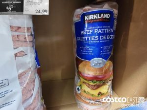 50846
EXECUTIVE MEMBER KIRKLAND SIGNATURE LEAN BEEF PATTIES 24 x 113 G 
($5.00 INSTANT SAVINGS EXPIRES ON 2021-05-16)
$19.99