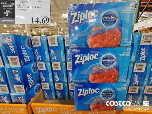 1789729
ZIPLOC MEDIUM FREEZER BAG 3 x 60 bags 
($3.00 INSTANT SAVINGS EXPIRES ON 2021-05-16)
$11.69