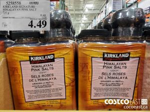 5258558
KIRKLAND SIGNATURE HIMALAYAN PINK SALT 737 g 
($2.00 INSTANT SAVINGS EXPIRES ON 2021-05-23)
$4.49