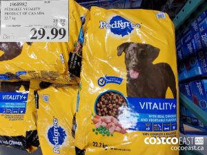 1968982
PEDIGREE VITALITY PRODUCT OF CANADA 22.7 KG 
($7.00 INSTANT SAVINGS EXPIRES ON 2021-05-23)
$29.99