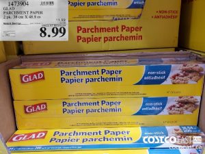 1473904
GLAD PARCHMENT PAPER 2 pk. 38 cm X 48.8 m ae 
($3.00 INSTANT SAVINGS EXPIRES ON 2021-05-17)
$8.99
