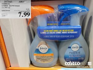 397945
FEBREZE FABRIC REFRESHER 2 x 800 ml 
($2.00 INSTANT SAVINGS EXPIRES ON 2021-05-23)
$7.99