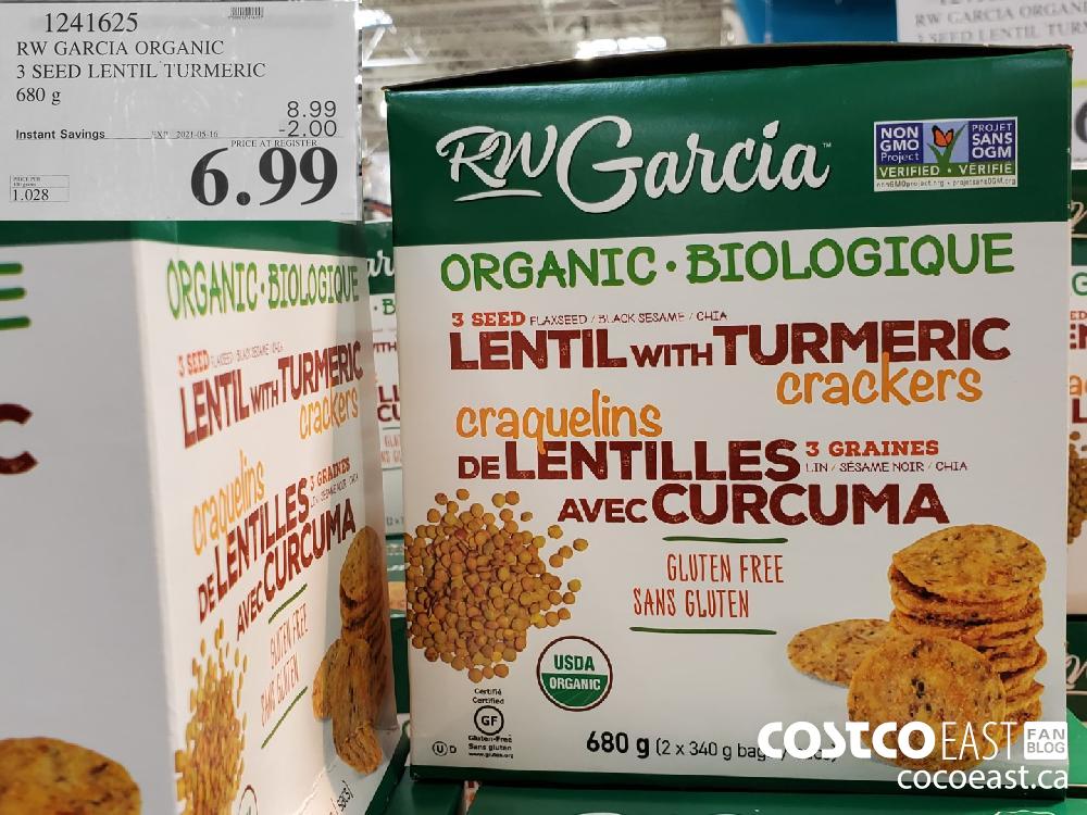 1241625 RW GARCIA ORGANIC 3 SEED LENTIL TURMERIC ; 680 g ($2.00 INSTANT SAVINGS EXPIRES ON 2021-05-16) $6.99