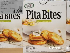 242470
SENSIBLE PORTIONS PITA BITES 567 g 
($2.00 INSTANT SAVINGS EXPIRES ON 2021-05-30)
$4.99