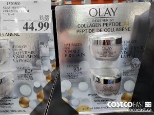 1520500
OLAY PEPTIDE24 COLLAGEN CREAM 2 X 50ML 
($10.00 INSTANT SAVINGS EXPIRES ON 2021-05-30)
$44.99