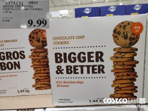 3375131
BIGGER AND BETTER CHOCOLATE CHIP COOKIES 1.44 KG. 
$9.99