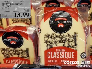 82437
FROMAGERIE BERGERON CLASSIQUE 2 x 500 G 
($4.00 INSTANT SAVINGS EXPIRES ON 2021-05-16)
$13.99