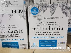 1248117
MILKADAMIA MACADAMIA BEVERAGE 6 x 946 mL 
$13.49