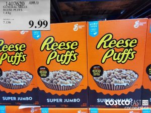 1407620
GENERAL MILLS REESE PUFFS 1.4 kg 
$9.99
