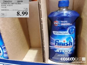 2964544
FINISH JET DRY ULTRA RINSE AGENT 946 ml 
($4.00 INSTANT SAVINGS EXPIRES ON 2021-05-23)
$8.99