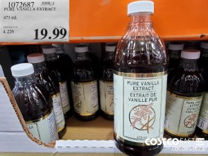 1072687
PURE VANILLA EXTRACT 473 ML 
$19.99