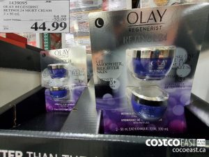 1439095
OLAY REGENERIST RETINOL24 NIGHT CREAM 2 X 50 ML 
($10.00 INSTANT SAVINGS EXPIRES ON 2021-05-30)
$44.99