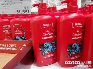 1102478
OLD SPICE KRAKENGARD BODY WASH 2 x 887 mL 
($3.00 INSTANT SAVINGS EXPIRES ON 2021-05-30)
$9.99