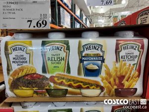 339431
HEINZ SUMMER PACK 4 x 750 mL 
($2.00 INSTANT SAVINGS EXPIRES ON 2021-05-23)
$7.69