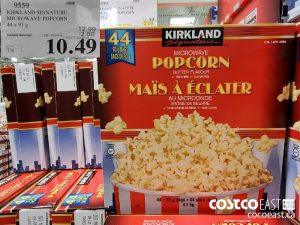 9559
KIRKLAND SIGNATURE MICROWAVE POPCORN 44 x 93G 
($2.50 INSTANT SAVINGS EXPIRES ON 2021-05-30)
$10.49