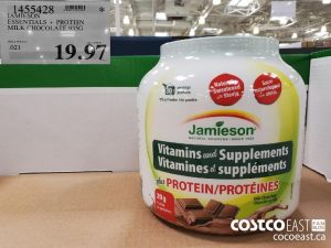 1455428
JAMIESON ESSENTIALS   PROTEIN MILK CHOCOLATE 935G 
$19.97