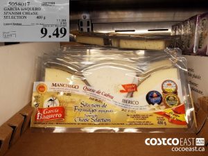 5058017
GARCIA BAQUERO SPANISH CHEESE SELECTION 400 G 
($2.50 INSTANT SAVINGS EXPIRES ON 2021-05-23)
$9.49
