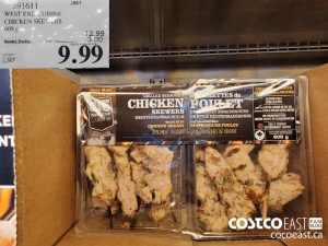 391611
WEST END CUISINE CHICKEN SKEWERS 600 g 
($3.00 INSTANT SAVINGS EXPIRES ON 2021-05-23)
$9.99