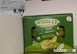 438342WHOLLY GUACAMOLE ORGANIC MINIS 12 x 57 G ($3.50 INSTANT SAVINGS EXPIRES ON 2021-05-23)$8.99