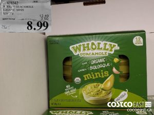 438342WHOLLY GUACAMOLE ORGANIC MINIS 12 x 57 G ($3.50 INSTANT SAVINGS EXPIRES ON 2021-05-23)$8.99