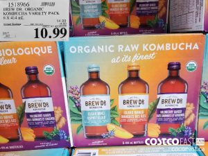 1518966
BREW DR. ORGANIC KOMBUCHA VARIETY PACK 6 X 414 mL 
($4.00 INSTANT SAVINGS EXPIRES ON 2021-05-30)
$10.99