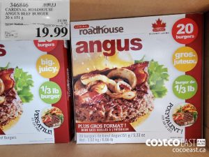 346846
CARDINAL ROADHOUSE ANGUS BEEF BURGER 20 x 151g  
($5.00 INSTANT SAVINGS EXPIRES ON 2021-05-23)
$19.99