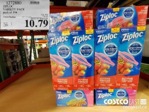 1272880
ZIPLOC VARIETY PACK pack of 194 2021-05-23 - 
($3.00 INSTANT SAVINGS)
$10.79